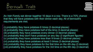 Leaving Cert Maths - Probability 19 - Bernoulli Trials 3