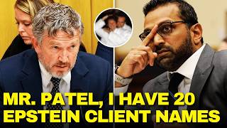 Thomas Massie Reads Out ‘20 Names’; Kash Patel Shocked in Epstein Hearing