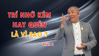 Tại sao Trí Nhớ Kém - Mau quên ? Và cách giải quyết - Phần 2