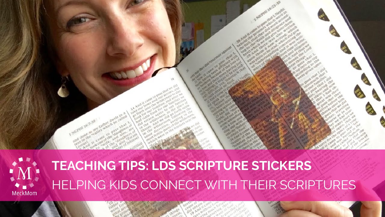 Intro to MeckMom's LDS Gospel Art Kit Scipture Stickers