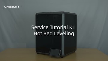 Service Tutorial K1 How Bed Leveling