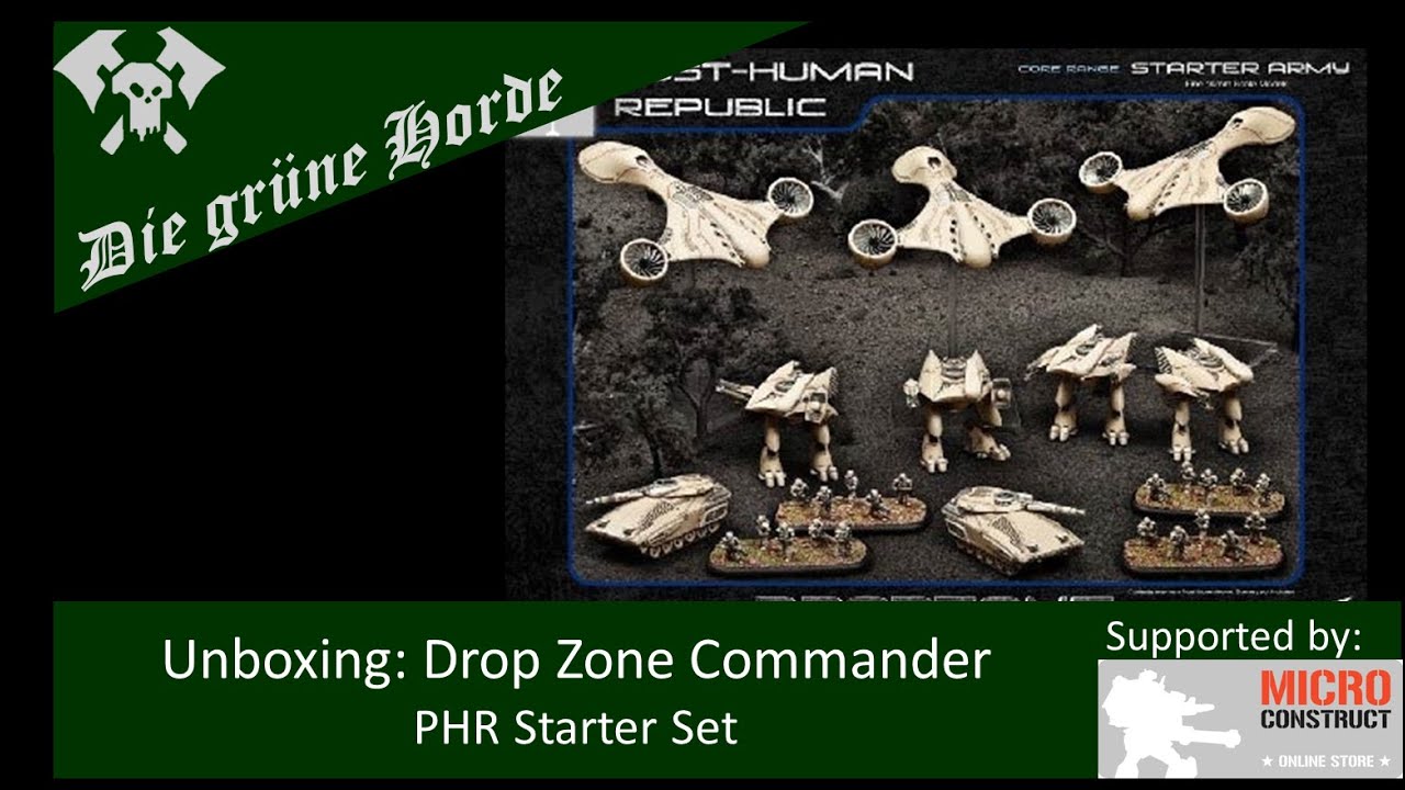 En: Unbox & Tutorial: DZC Post Human Republic Starter Set