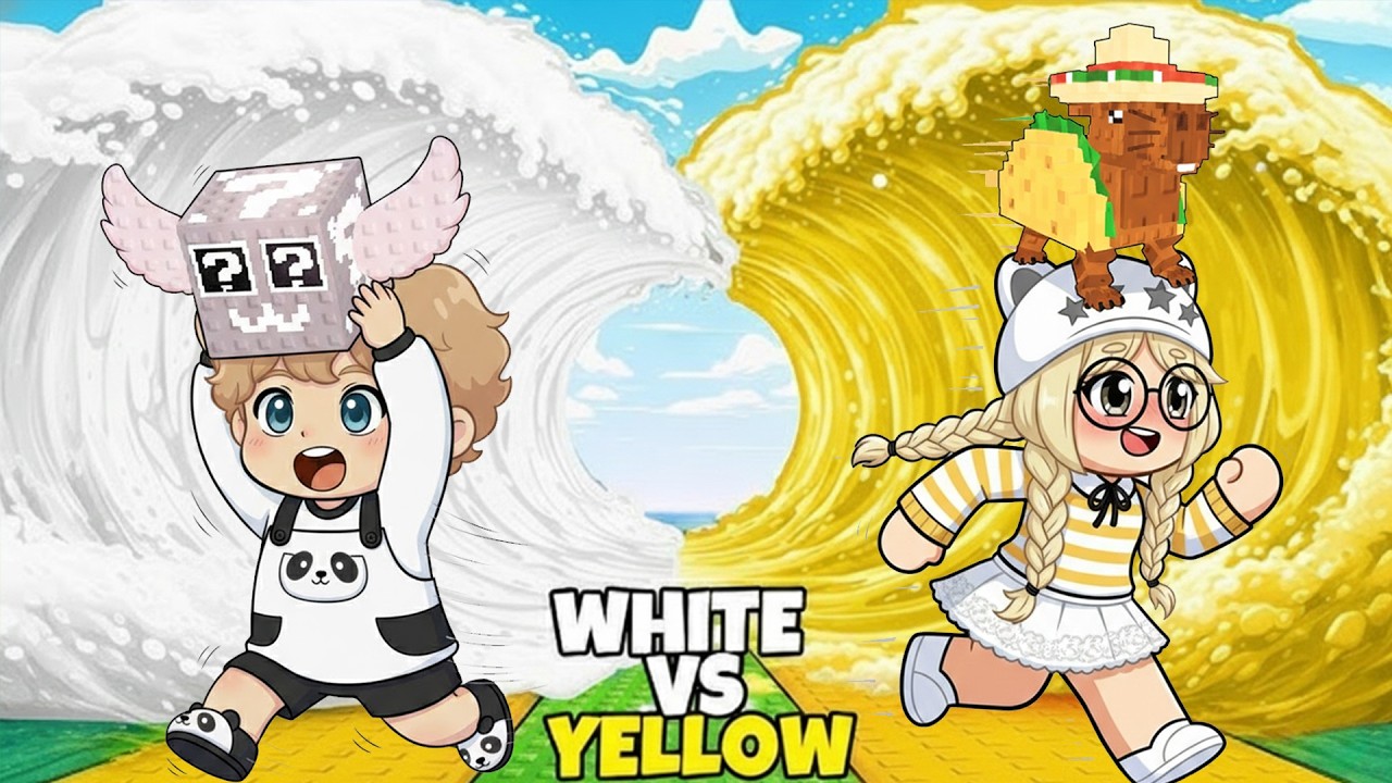 0 TO 100 TRILLION One Color Only Challenge In ESCAPE A TSUNAMI!!!