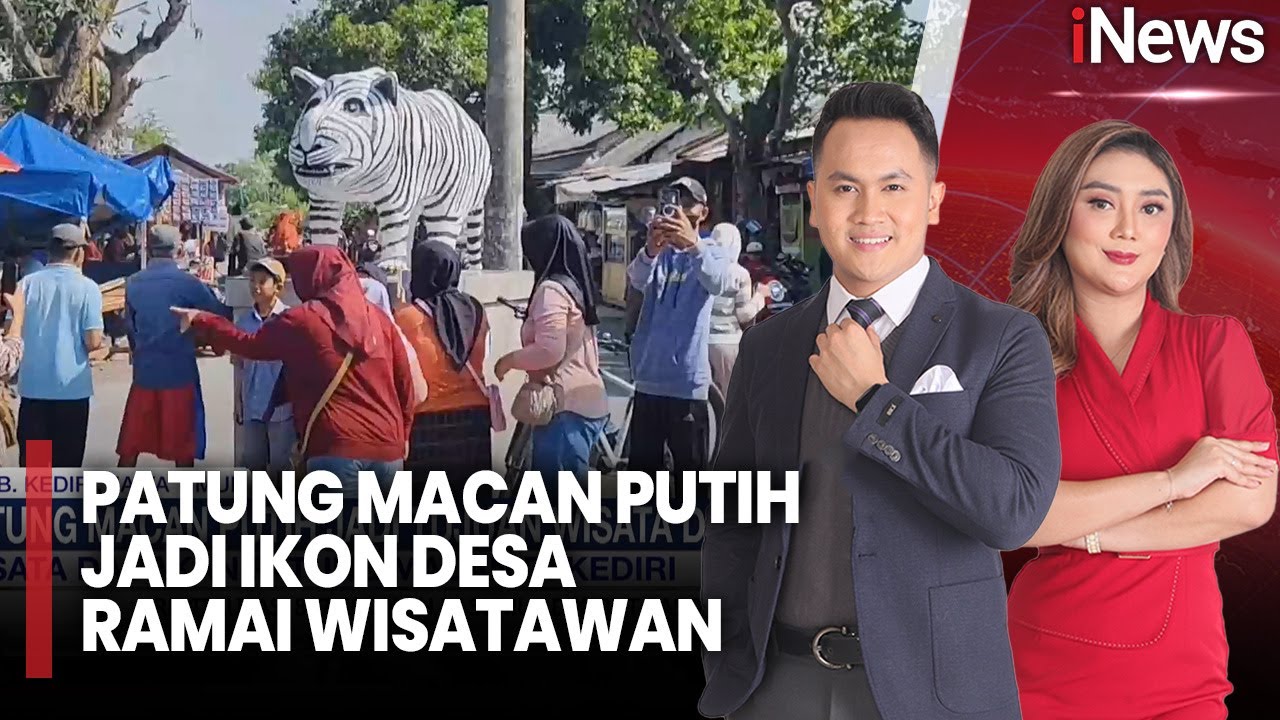 Viral! Patung Macan Putih di Kediri Jadi Wisata Dadakan Perhatian Warga |iNews Sore (05/01)