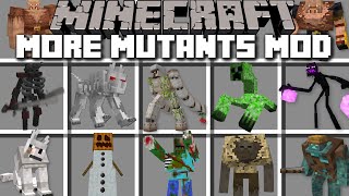 Minecraft MUTANT MOBS CREATURES MOD / DANGEROUS CREEPER GOLEM AND SKELETON TITANS !! Minecraft Mods