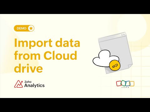 Import data from cloud | Zoho Analytics