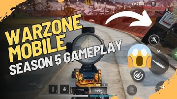 I WAS ALMOST CRASHED 🚗 😱 | Call Of Duty: Warzone Mobile Season 5 Gameplay | Poco F5 (60FPS) 4K