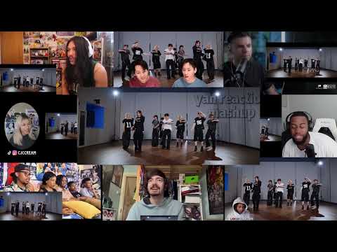 Stray Kids "Chk Chk Boom" Dance Practice Video||REACTION MASHUP