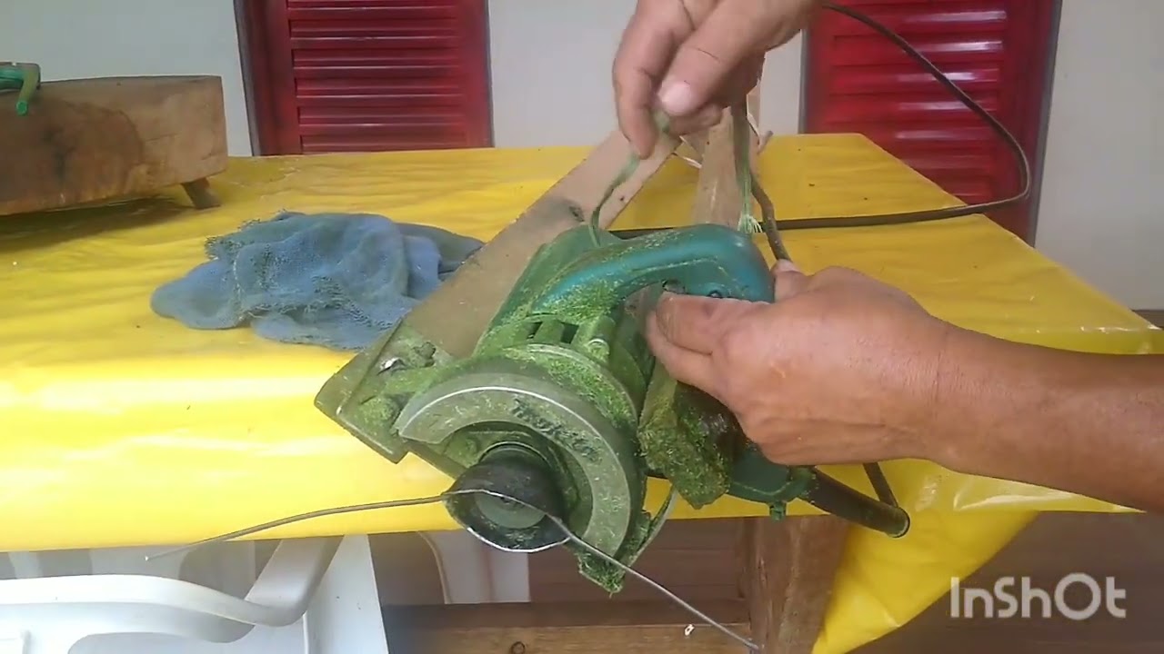 Detalhes Da. Roçadeira Feita Com Marquita 😀