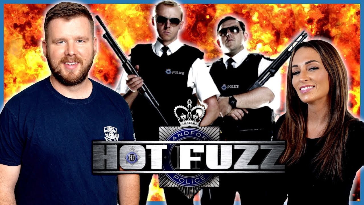My wife watches HOT FUZZ for the FIRST time || Movie Reaction