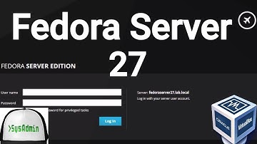 Fedora Server 27 Installation + Overview on Oracle VirtualBox [2017]