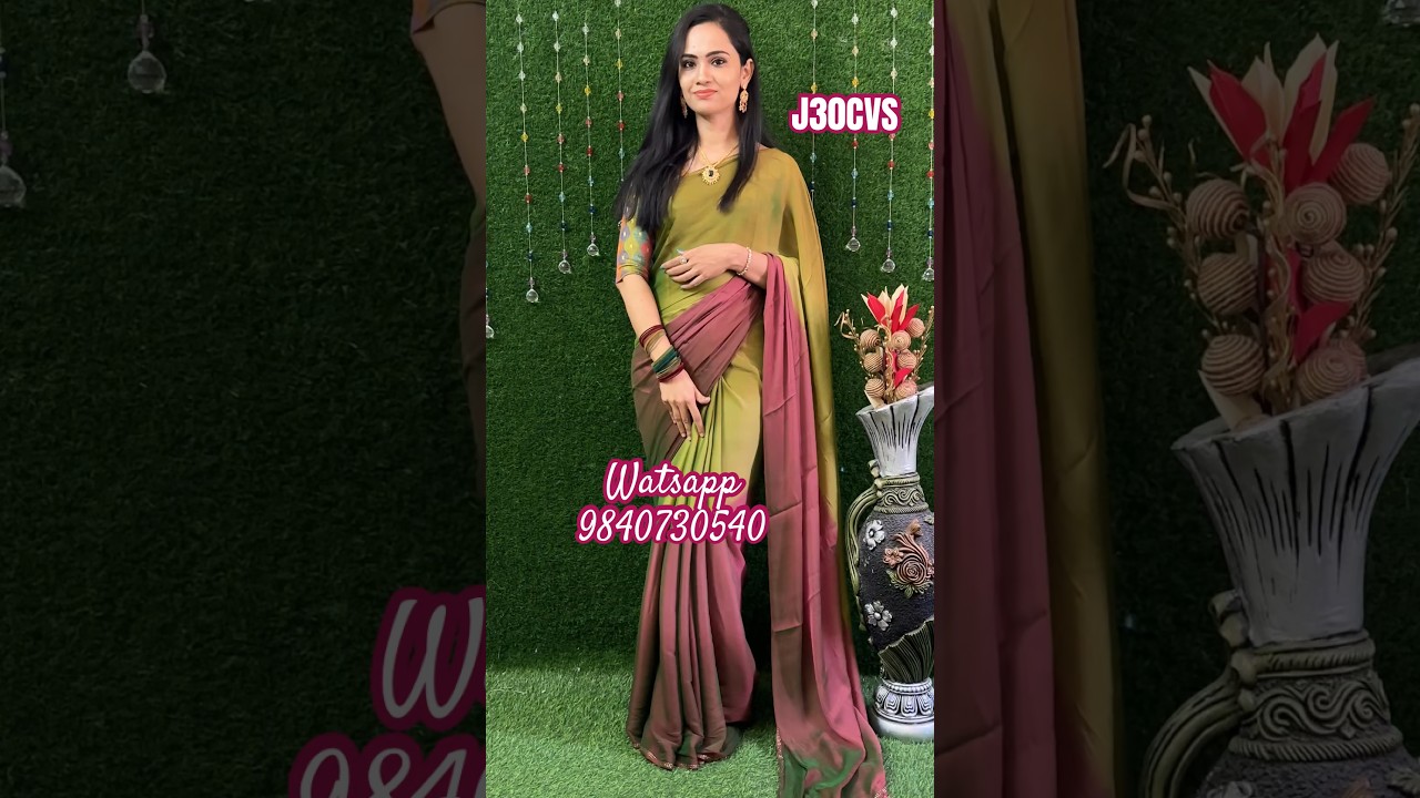 Just Rs 999 Butter soft weightless non transparent dual shade saree & sequence blouse 