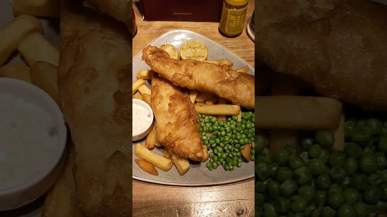 Traditional fish and chips  travel britishcuisine crispychips friedfish britishfood subscribe