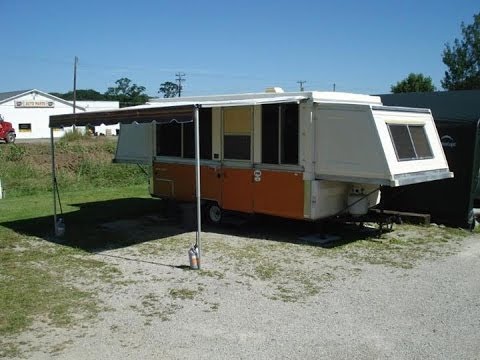 1976 Apache Ramada Pop Up Hardside Tent Camper Youtube