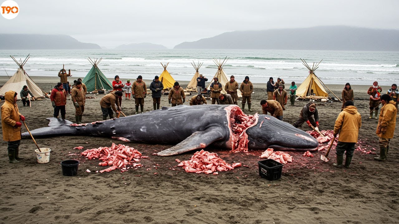 🔴 Cá VOI Khổng Lồ Trị Giá Hàng Tỉ Đồng Nhưng Cũng Chỉ Để Ngư Dân Alaska Làm Thịt