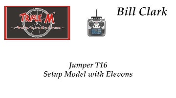 Jumper T16 Setup Model with Elevons