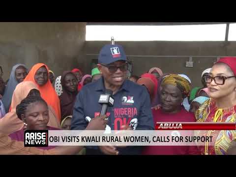 OBI VISITS KWALI RURAL WOMEN, CALLS FOR SUPPORT