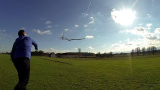 F3K, DLG real low level thermal flight from 2 meters.