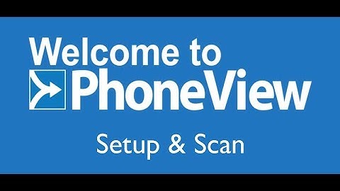 PhoneView - Cisco Phone Remote Control Setup & Scan