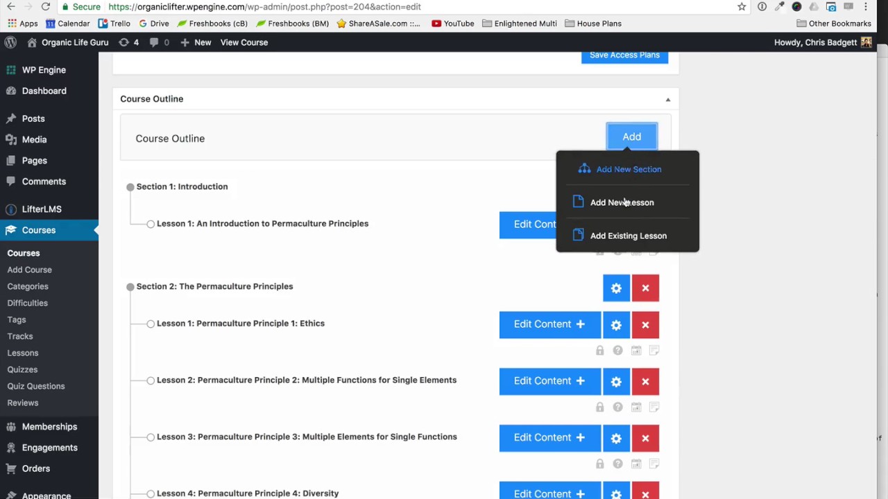 Add Lesson Content to Your LifterLMS Course or Membership
