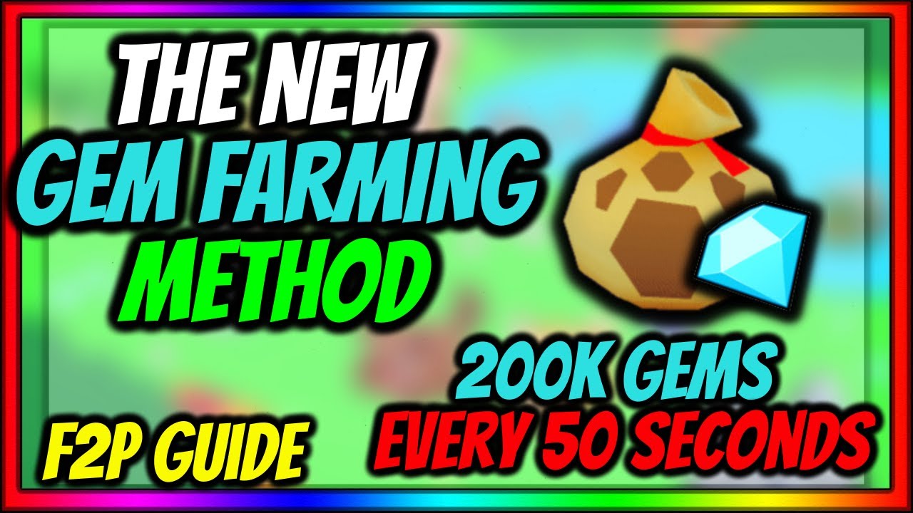 *WORKING* 💎GEM FARMING METHOD💎 using Loot Bags in Pet Simulator X Bank