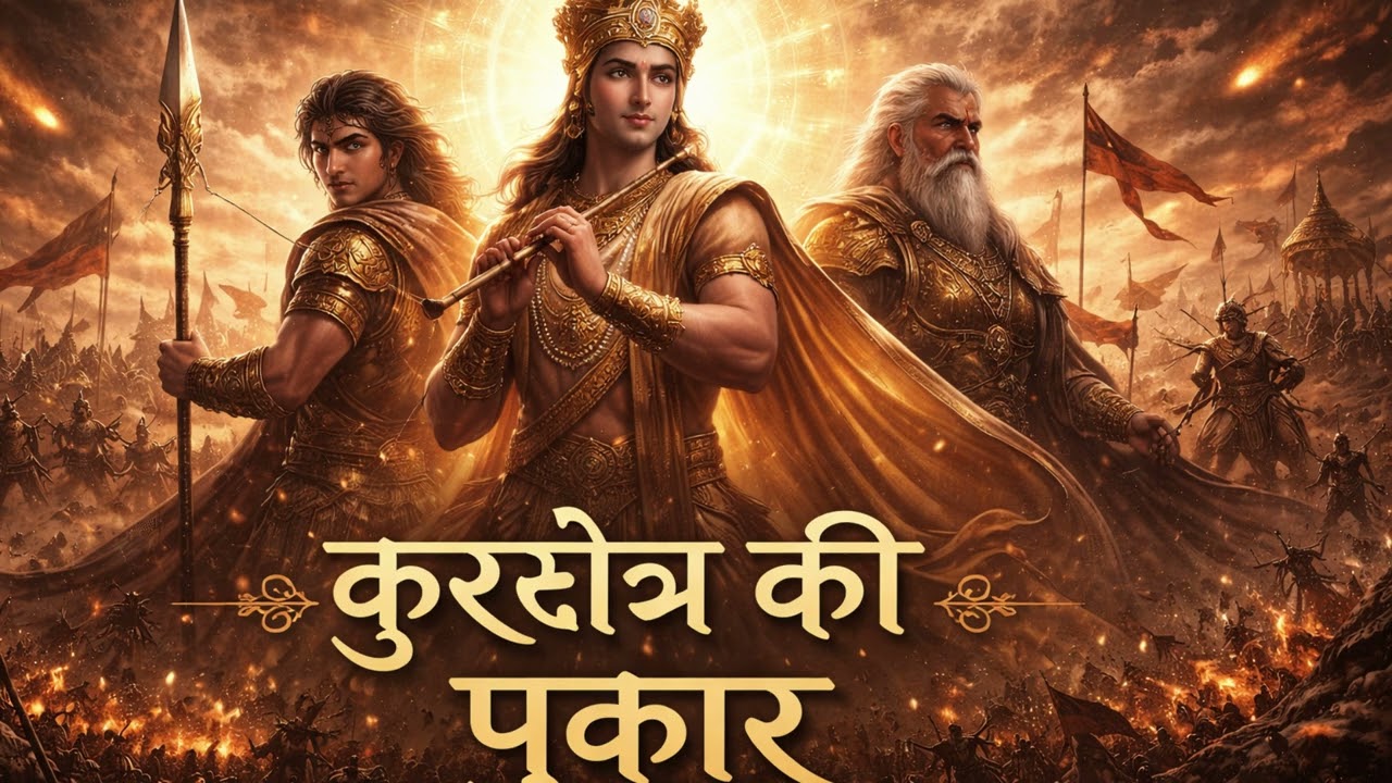 Mahabharat: Dharma Ka Yudh | Epic Kurukshetra Song | Krishna Arjun Theme Music ⚔