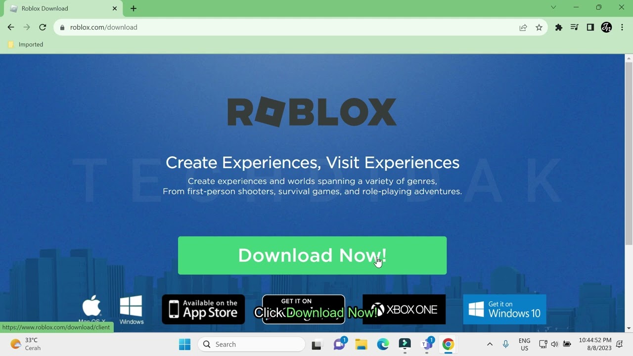 Roblox - Windows App - Download - CHIP