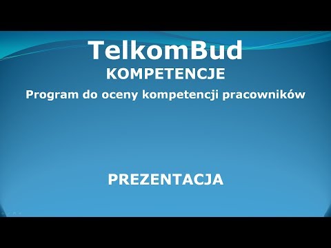 TelkomBud. Program do oceny kompetencji pracowników