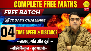 #4 Time Speed distance समय, गति और दूरी | Basic To Advanced Level | Complete Maths By Sombir Sir |