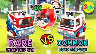 Tag With Ryan Rare VS Common Road Trip Van | Opened Giant Surprise Eggs 4x Ryan's World Game App SGL