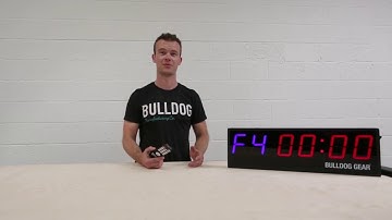 Bulldog Gear - Wall Mounted Gym Interval Timer