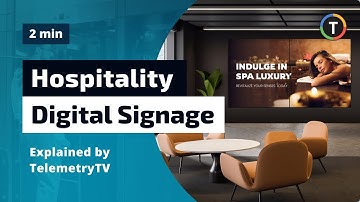Hotel Digital Signage Explained in 2 Minutes