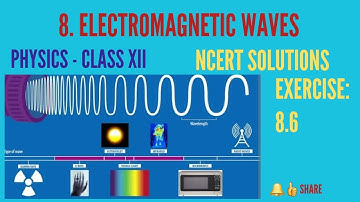 8. Electromagnetic Waves - Exercise 8.6 #Physics #Class12 #CBSE #EMwaves #NCERTsolutions