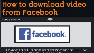 How to download video from Facebook | Myra's Tutorial