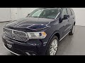 2016 dodge durango limited 7 passenger dual dvd true blue 4k walkaround 14602z