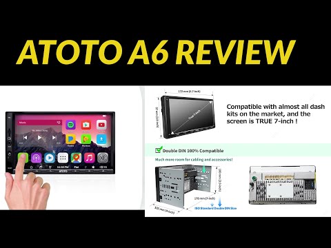 ATOTO A6 car stereo out of the box review.