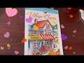 Village charm coloring book flip through