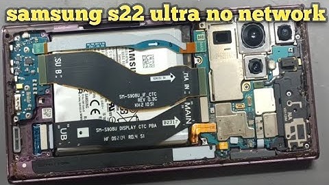 Samsung galaxy S22 ultra no service /Emergency call only fix
