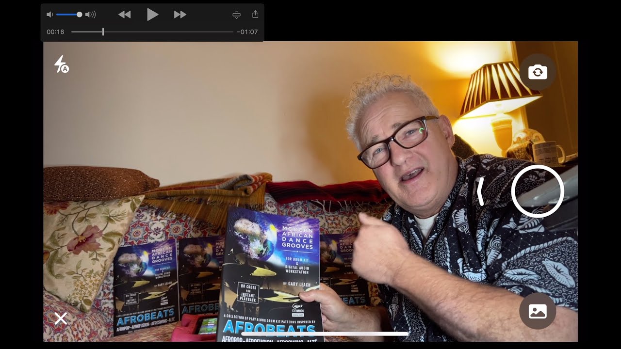 Afrobeats for Drum Kit & Digital Audio Workstation book with Instant Playback. Author introduction.