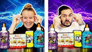 TWIN TELEPATHY Slime Or Food CHALLENGE! Sind Kathi & Kaan ZWILLINGE, wenn es um Slime & Essen geht?