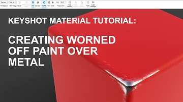 Keyshot Material Tutorial (Requested): Weathered Paint over metal