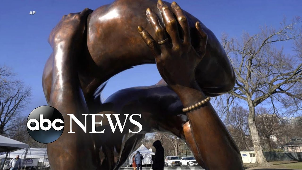 Boston unveils a sculpture of Martin Luther King and Coretta Scott ...