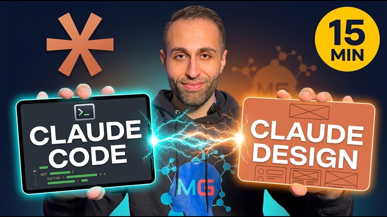 Claude Design + Claude Code = Build a Full Web App - YouTube