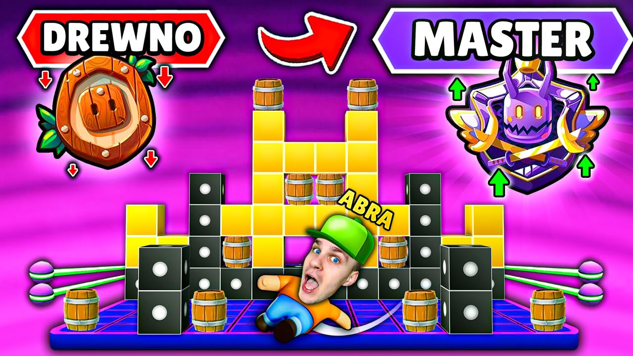 Wbiłem RANGĘ *MASTER* 😈 by ODBLOKOWAĆ CZEMPIONA 🔥 (PIERWSZY RAZ) w ŻYCIU ⚠️ w Stumble Guys! 😱