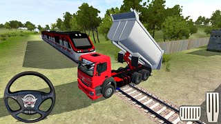 Indonesia Dump Truck Mod Driving - Bus Simulator Indonesia Android Gameplay 2022 screenshot 5