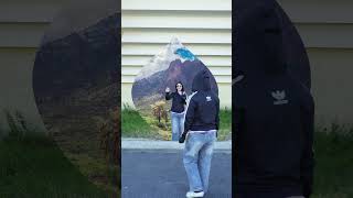 This Shortcut Ignores Physics 🚪🌀#funny #vfx #shorts