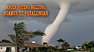 BARU SAJA - Angin Puting Beliung Mengamuk Di Pekalongan