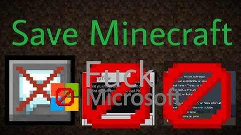 Minecraft Chat Reporting Ruined The Game Forever | #saveminecraft