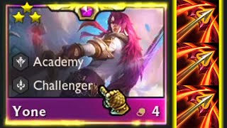 3 Runaan Yone ⭐⭐⭐ 8 Challenger | 3 Star | TFT Set 6