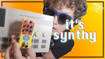 Bass Synth Pedal on a Drum Machine? ||| Bananana Effects Matpewka ||| Roland TR-505